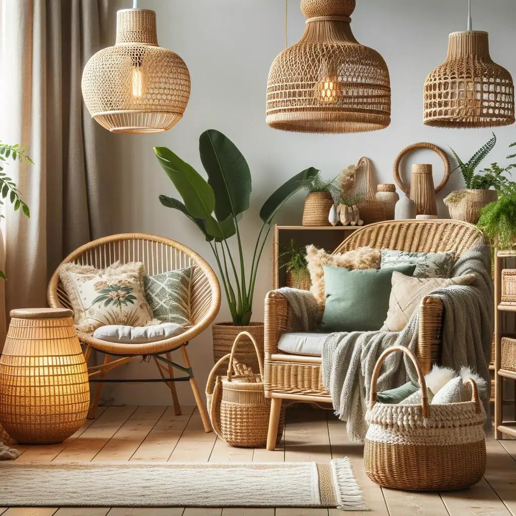 Trends in Home Decor 2024: Wicker and Rattan Take Center Stage