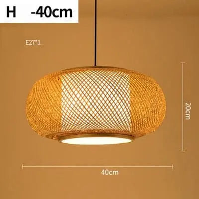 LED handmade rattan chandelier Hedgehog Decor