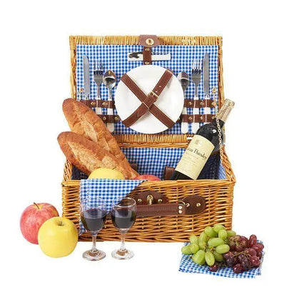 Wicker picnic basket Hedgehog Decor